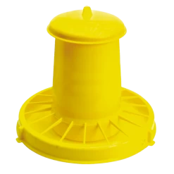 Futterautomat Mit Deckel Für Geflügel Gelb 7kg